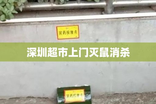 深圳超市上门灭鼠消杀