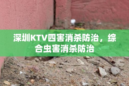深圳KTV四害消杀防治，综合虫害消杀防治