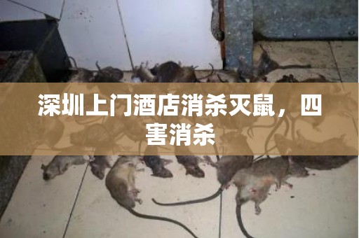 深圳上门酒店消杀灭鼠，四害消杀